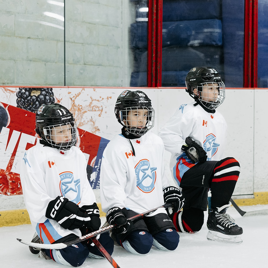 Paramount Ice TRAIN Hockey sessions for House League, Select, and A-level hockey players