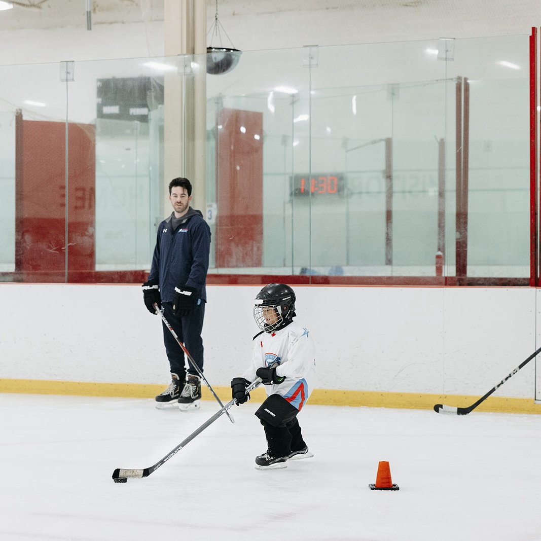 Paramount Ice LEARN to Play Hockey program for beginner youth players in Toronto